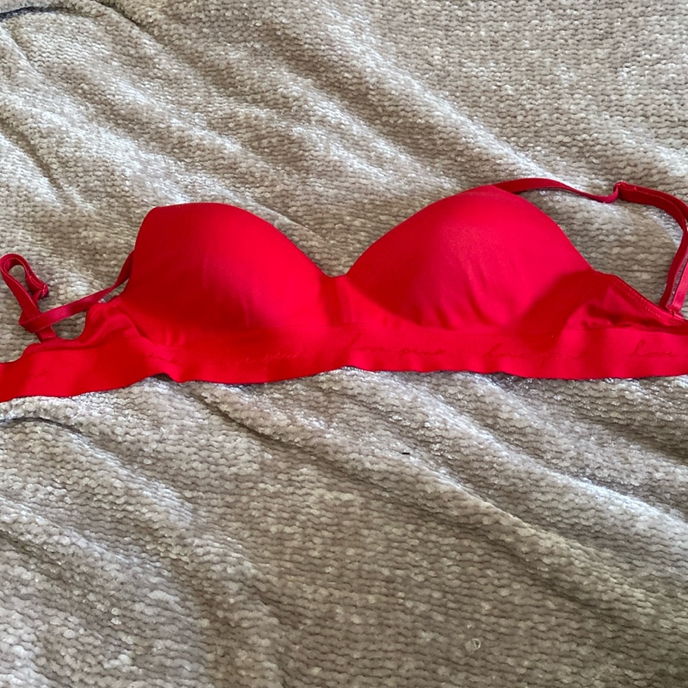 PINK - soft shell bra